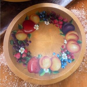 Vintage Wooden Bowl